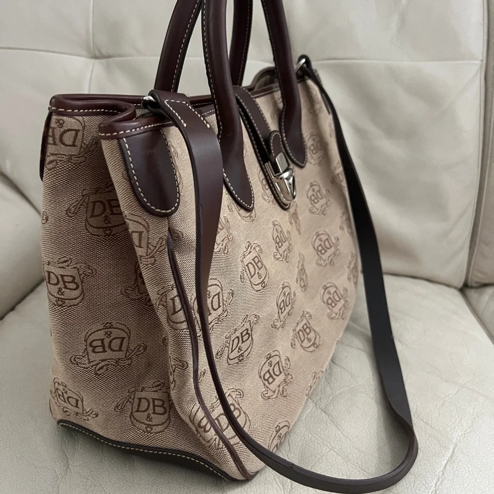 Rooney & Bourke Donegal Crest double handle satchel Dooney & Bourke